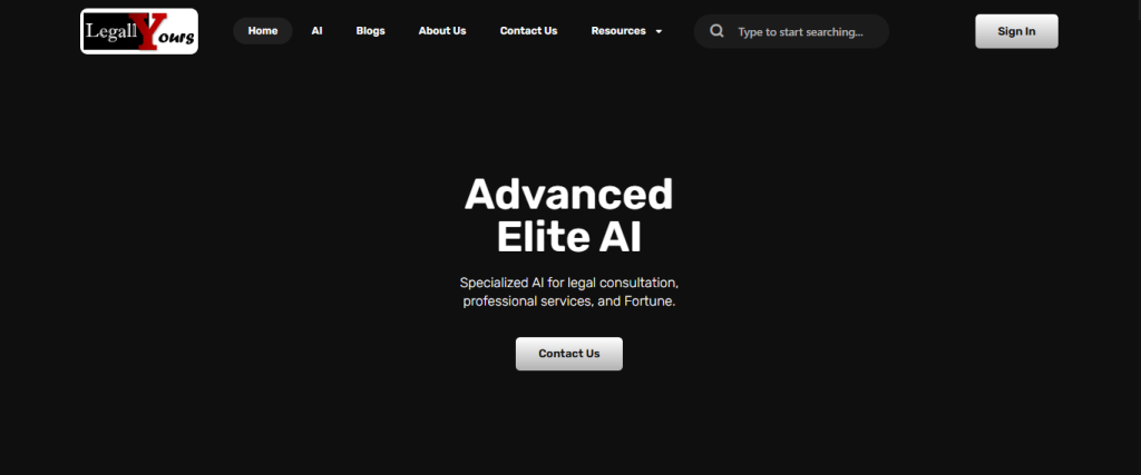 Ai Law Gpt Home Page